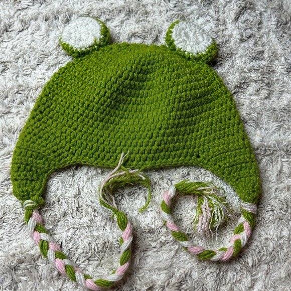 Knit frog hat - Picture 4 of 5